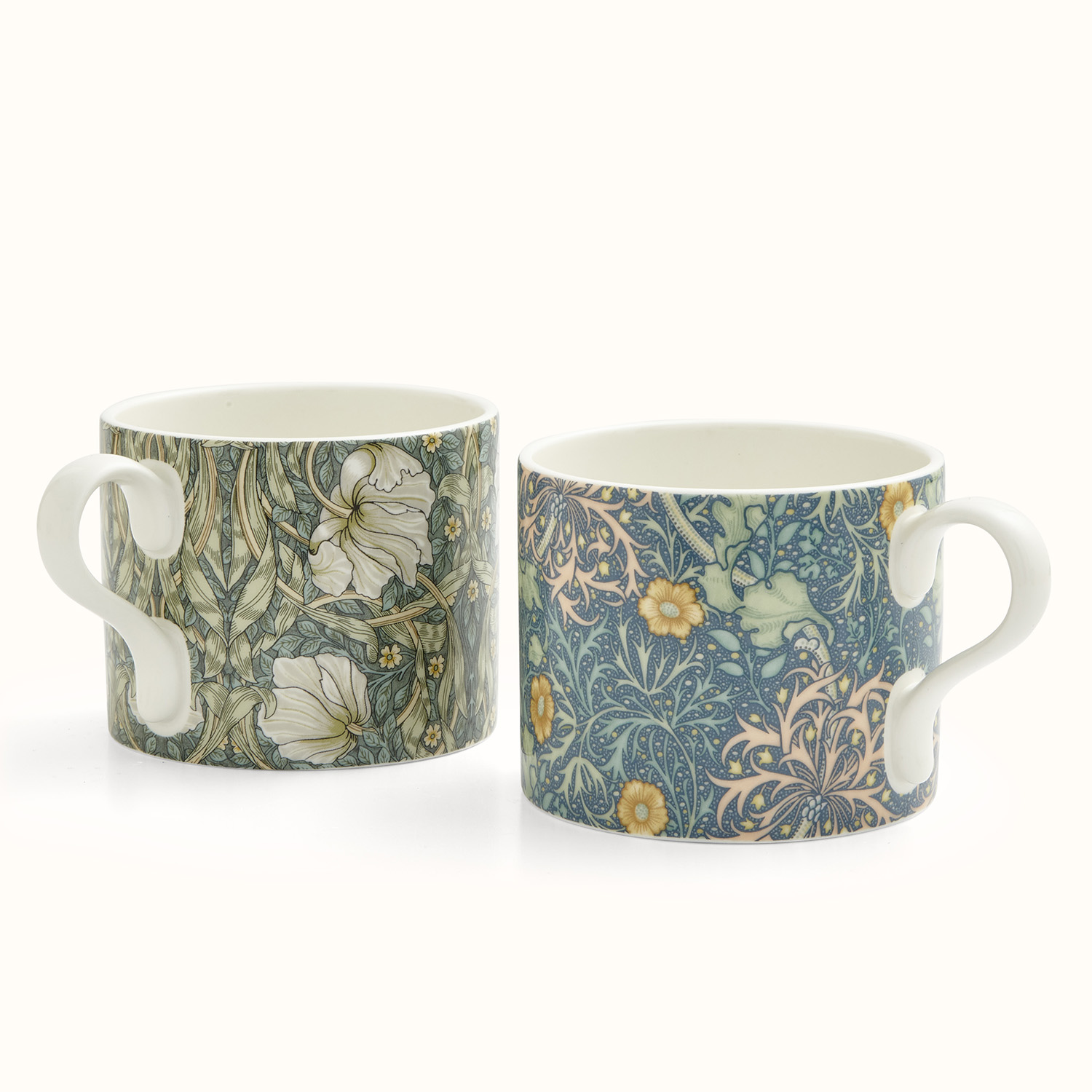 Morris & Co. Set of 2 Mugs (Seaweed & Pimpernel) image number null